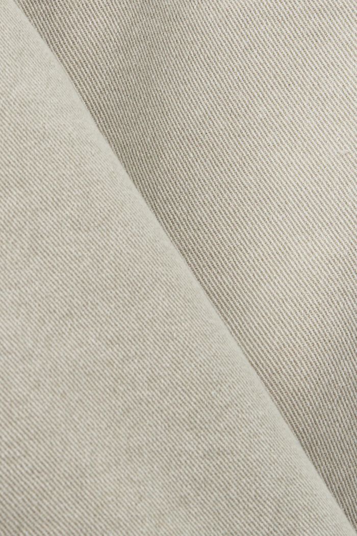 Pantalón culotte de tiro alto con perneras anchas, DUSTY GREEN, detail image number 5