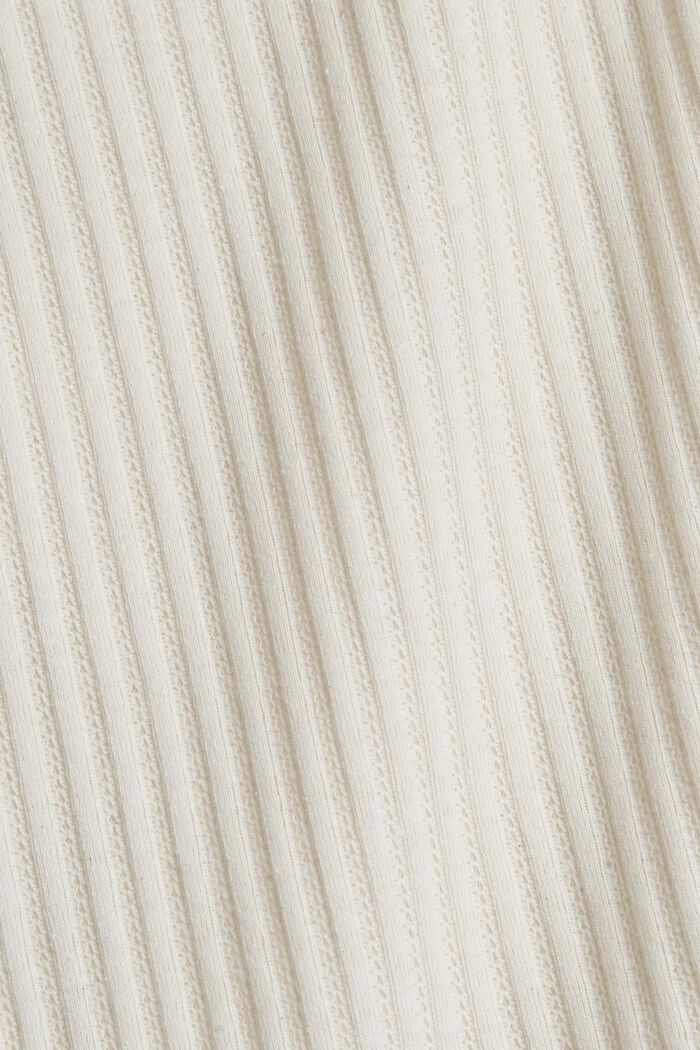 Reciclada: camiseta de tirantes acanalada, OFF WHITE, detail image number 4