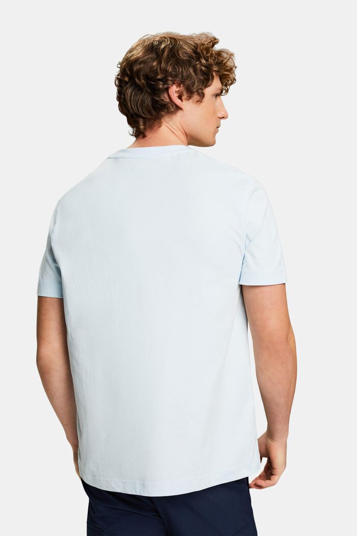 Camiseta de cuello redondo con logotipo, PASTEL BLUE, detail image number 3