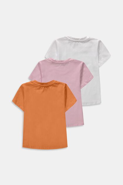 Pack de 3 camisetas con estampado pequeño del logotipo