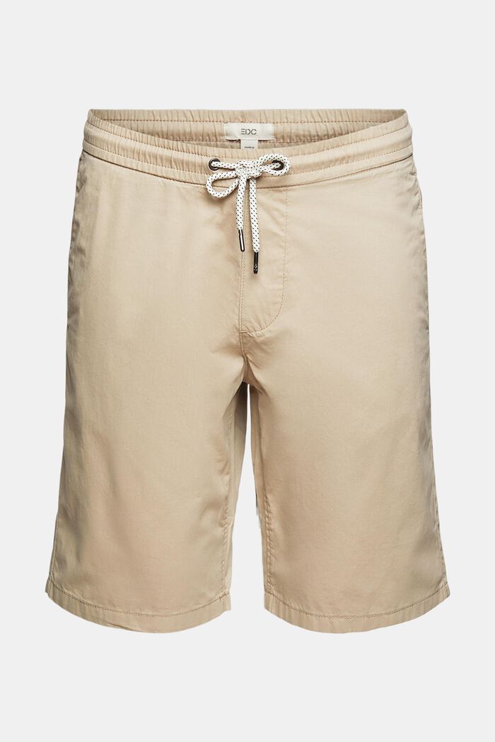 Shorts con cintura elástica, 100% algodón