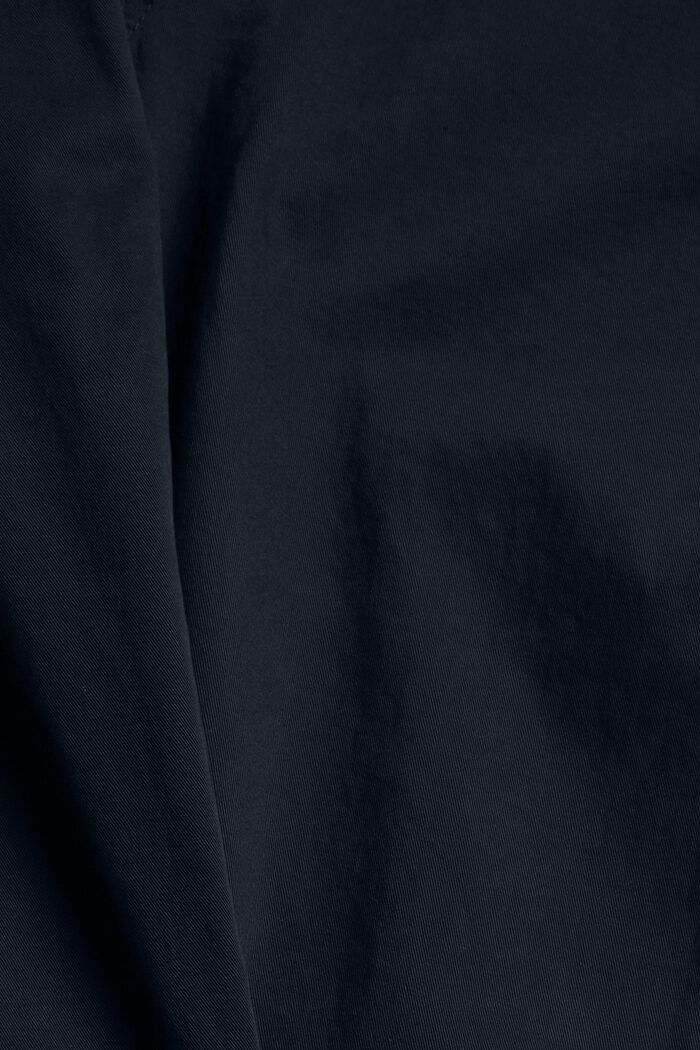 Pantalón elástico ceñido de algodón ecológico, NAVY, detail image number 4