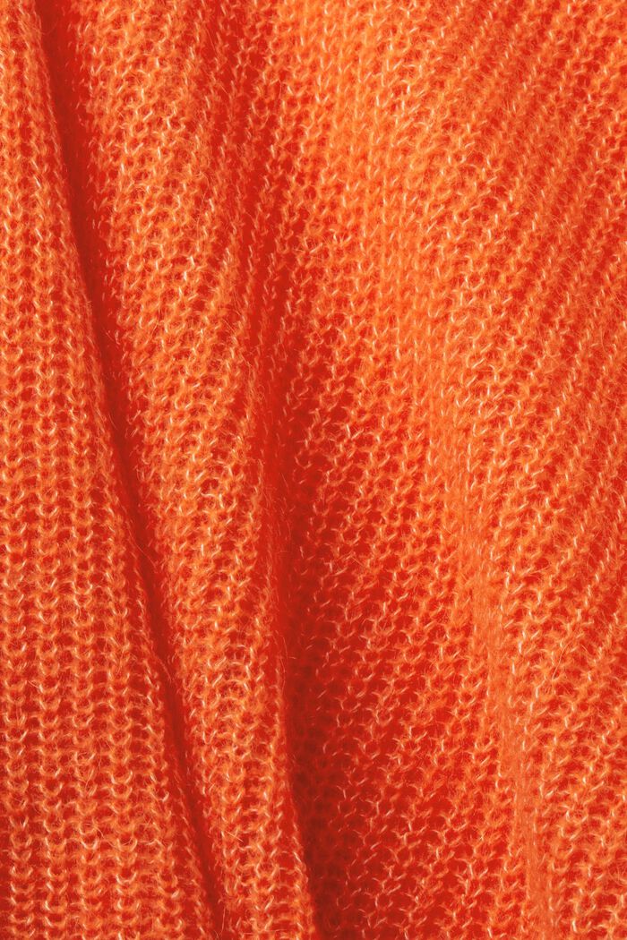 Jersey en mezcla de mohair, ORANGE RED, detail image number 6