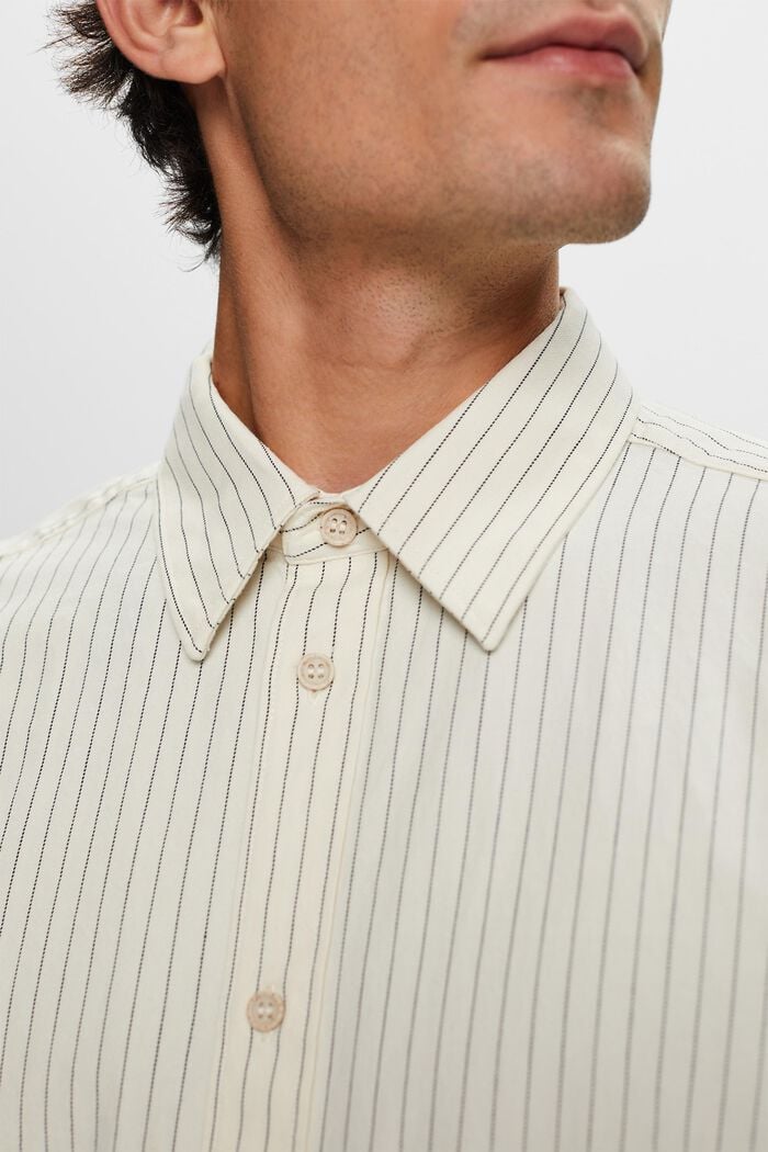 Camisa de sarga con raya diplomática, 100% algodón, ICE, detail image number 1