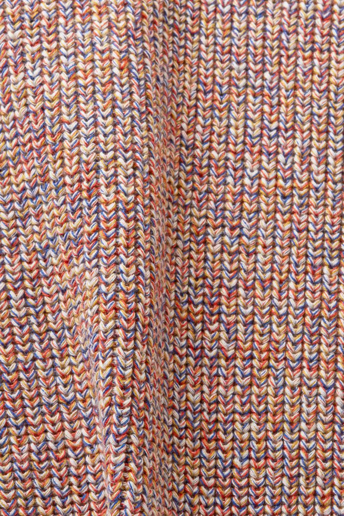 Jersey de algodón en punto de canalé, AMBER YELLOW, detail image number 4
