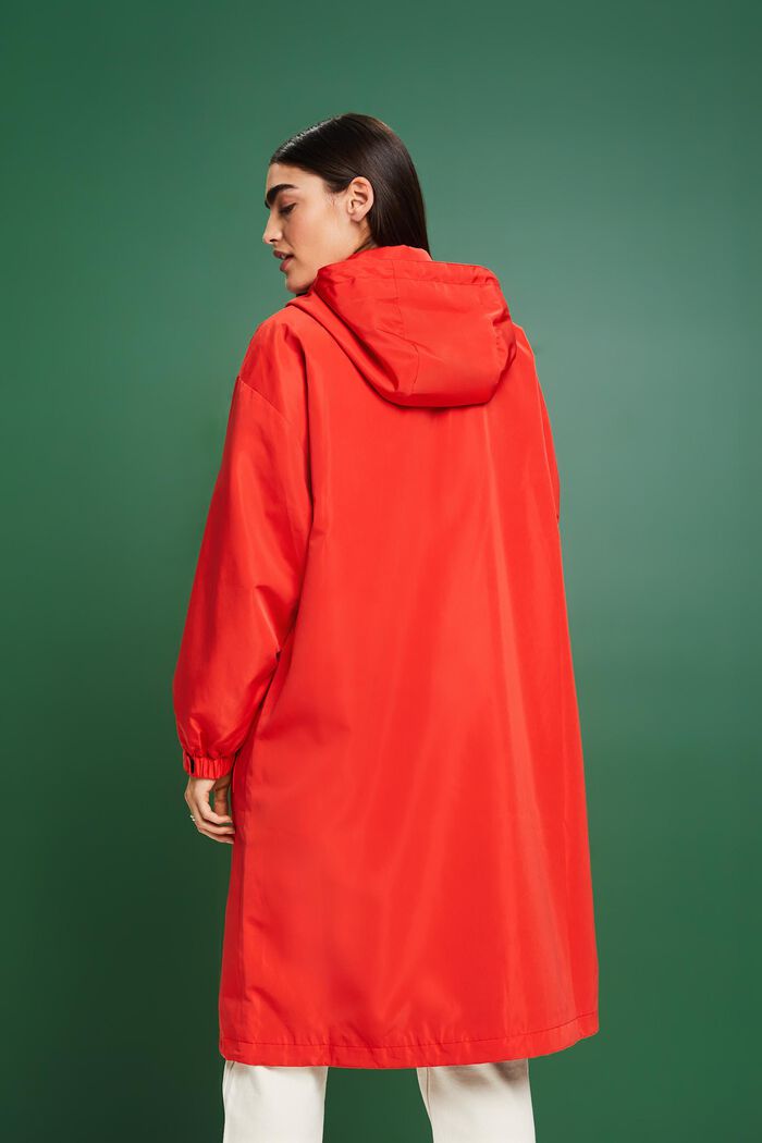 Abrigo con capucha desmontable, RED, detail image number 2