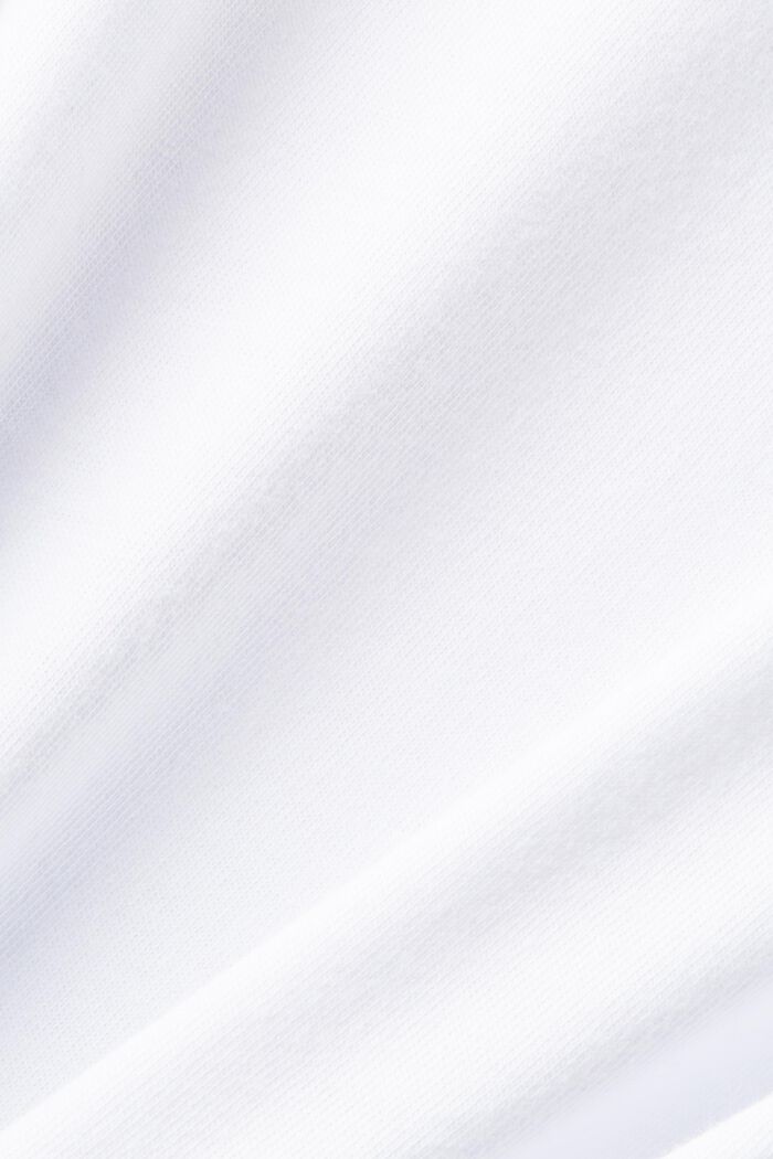 Camiseta bordada, TENCEL™, WHITE, detail image number 5