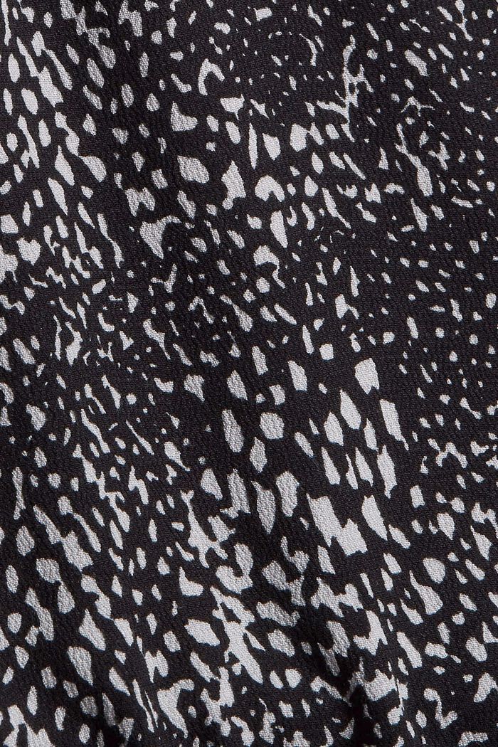 Blusa de crepé en LENZING™ ECOVERO™, BLACK, detail image number 4