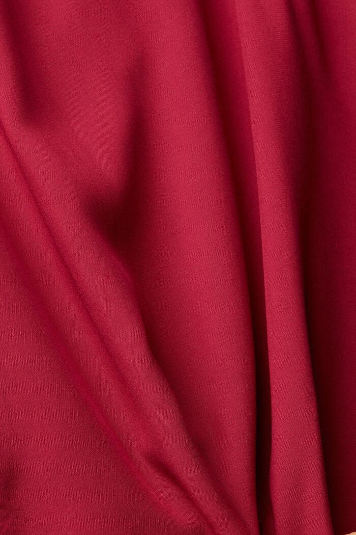 Blusa estilo henley, LENZING™ ECOVERO™, CHERRY RED, detail image number 5
