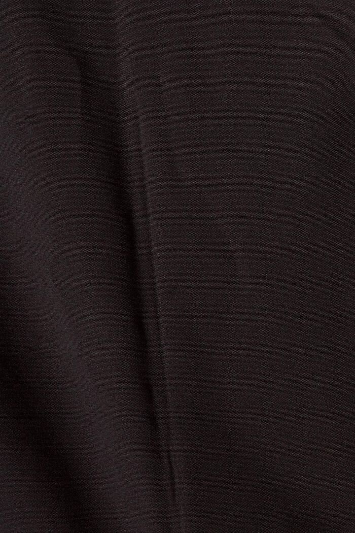Pantalón chino elegante en mezcla de algodón, BLACK, detail image number 4
