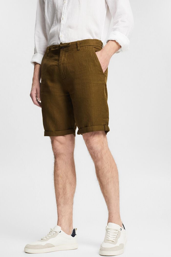 Pantalones cortos en 100% lino