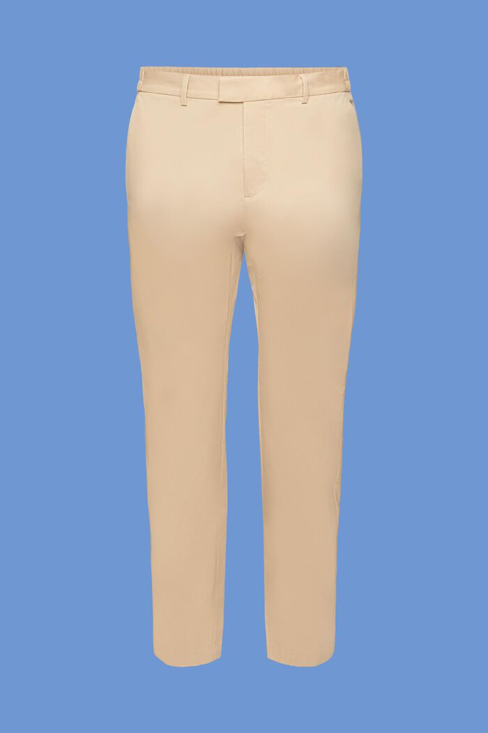 Pantalones chinos de popelina, SAND, detail image number 7