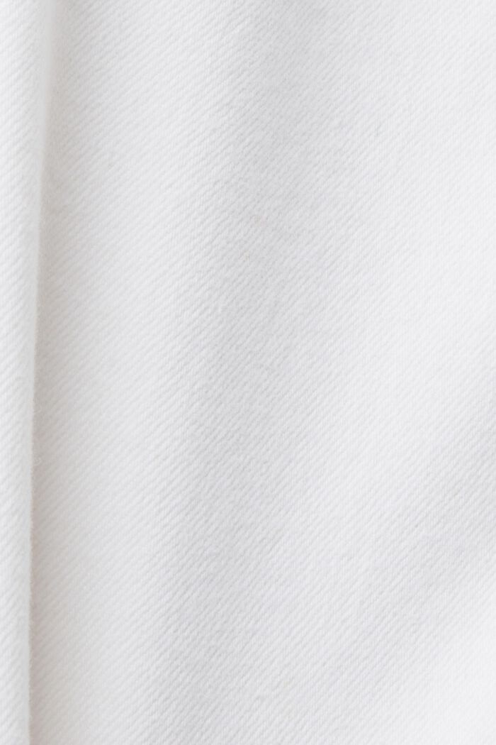 Pantalón culotte de tiro alto con perneras anchas, WHITE, detail image number 6