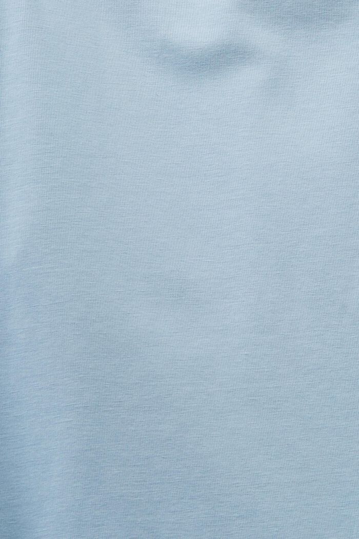 Pantalones deportivos de tejido jersey realizado en algodón, PASTEL BLUE, detail image number 6