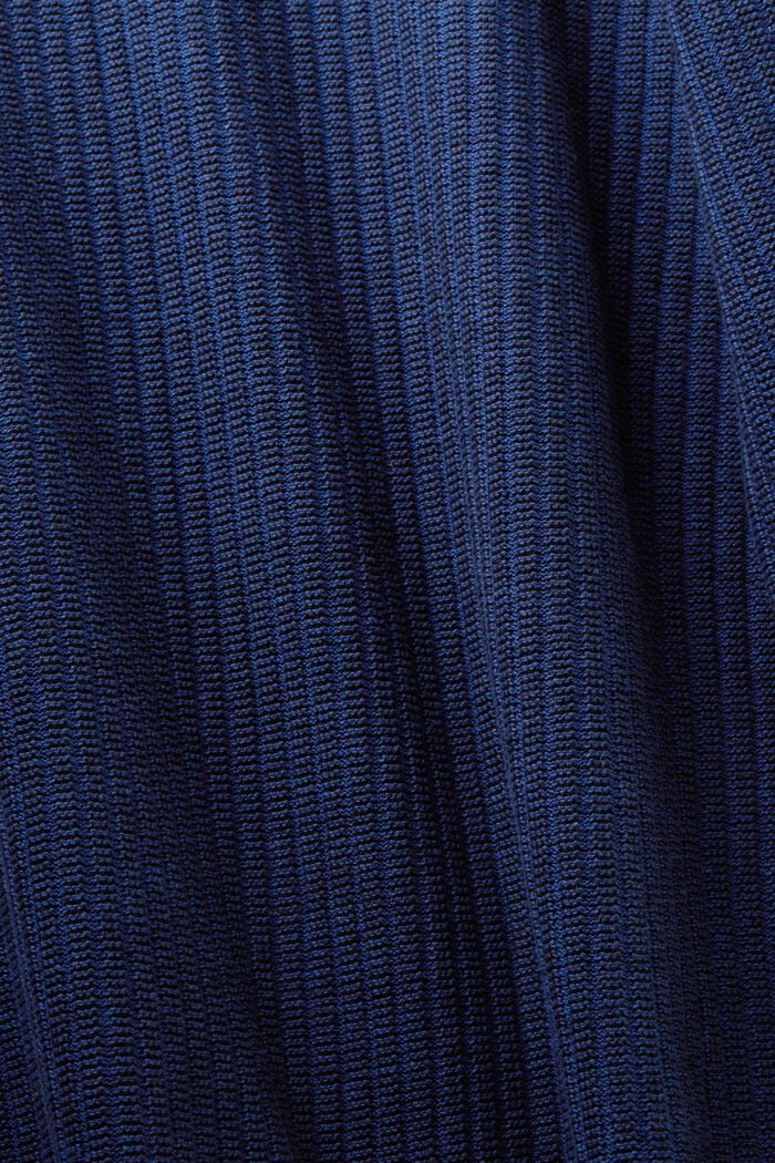 Jersey de punto acanalado bicolor, NAVY, detail image number 5
