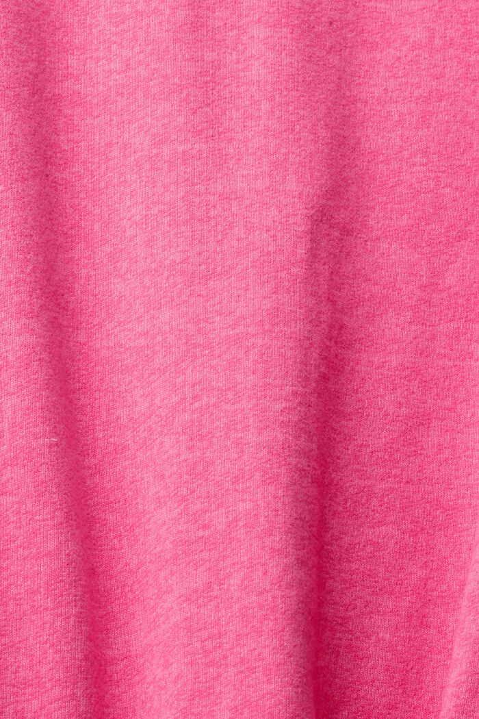 Sudadera de capucha con cremallera y cordón, PINK FUCHSIA, detail image number 4