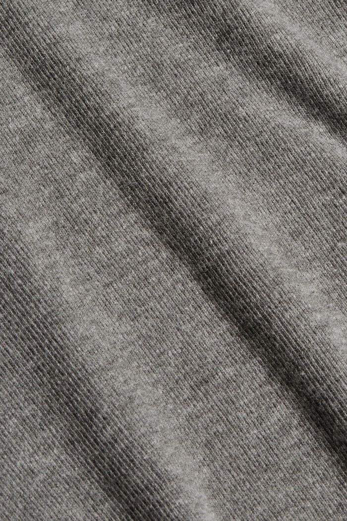 Sudadera confeccionada en una mezcla de algodón ecológico, GUNMETAL, detail image number 4