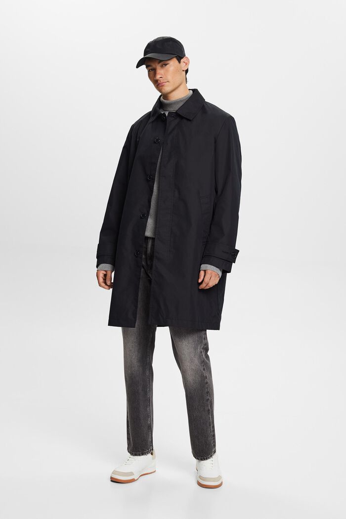 Reciclado: chaqueta mac ligera, BLACK, detail image number 1
