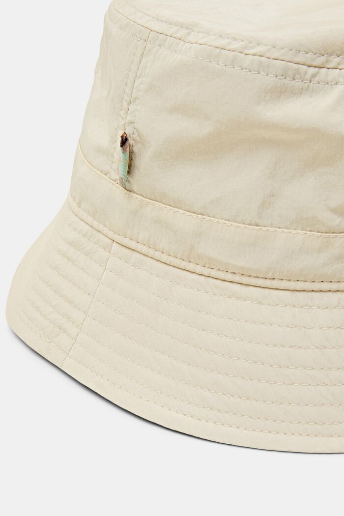 Sombrero de pescador con logotipo, CREAM BEIGE, detail image number 1