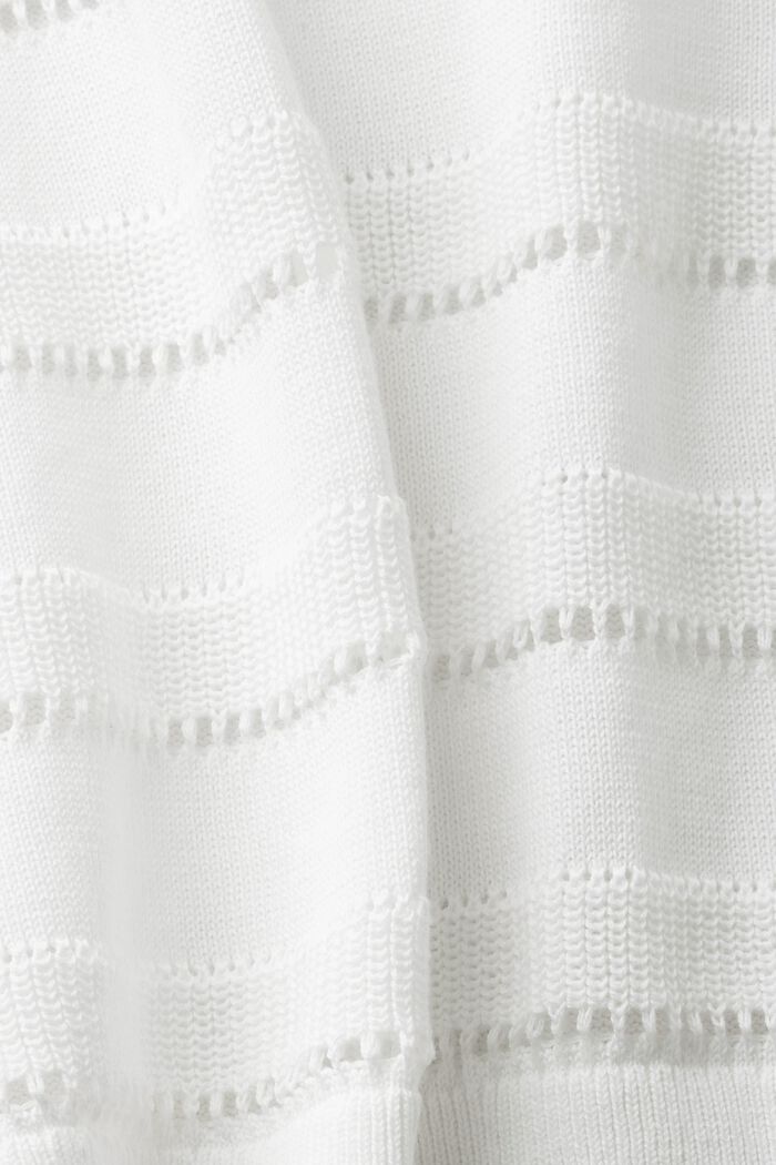 Jersey Pointelle, OFF WHITE, detail image number 5