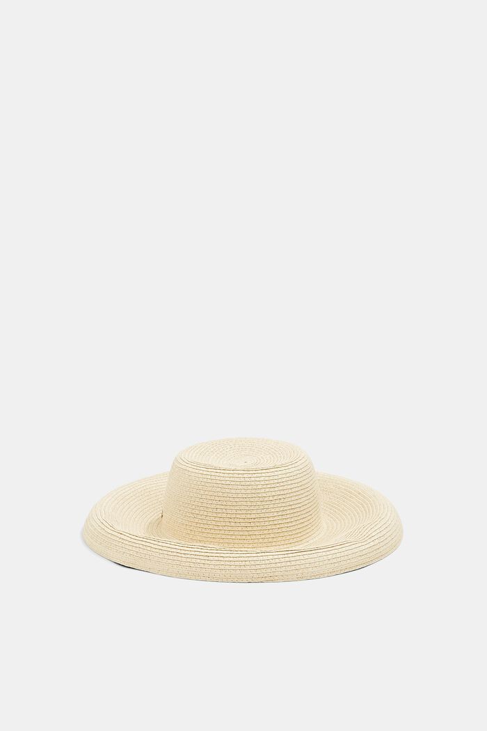 Sombrero de rafia, CREAM BEIGE, detail image number 0