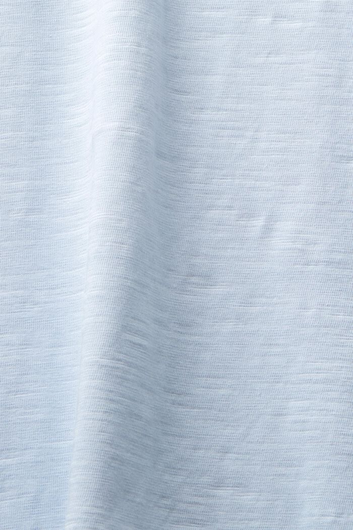 Camiseta con textura flameada, LIGHT BLUE, detail image number 5