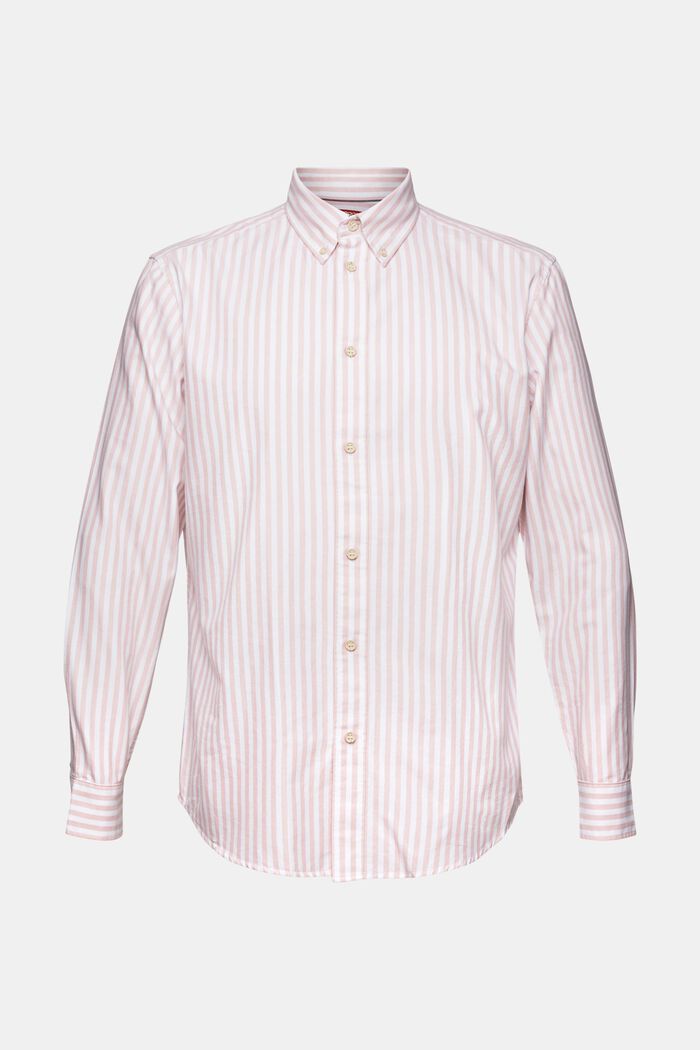 Camisa de cuello abotonado con tejido de rayas Oxford, OLD PINK, detail image number 6
