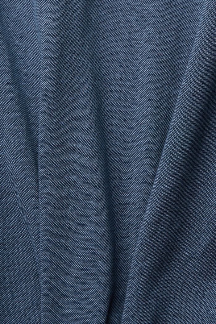Camiseta en piqué de algodón, BLUE, detail image number 4