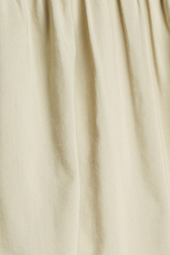 Vestido con medias mangas, en mezcla de algodón, DUSTY GREEN, detail image number 4