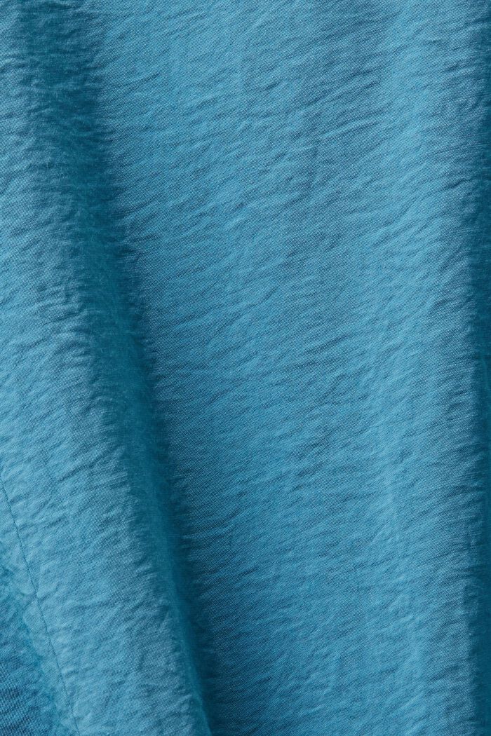 Blusa con efecto arrugado, DARK TURQUOISE, detail image number 5