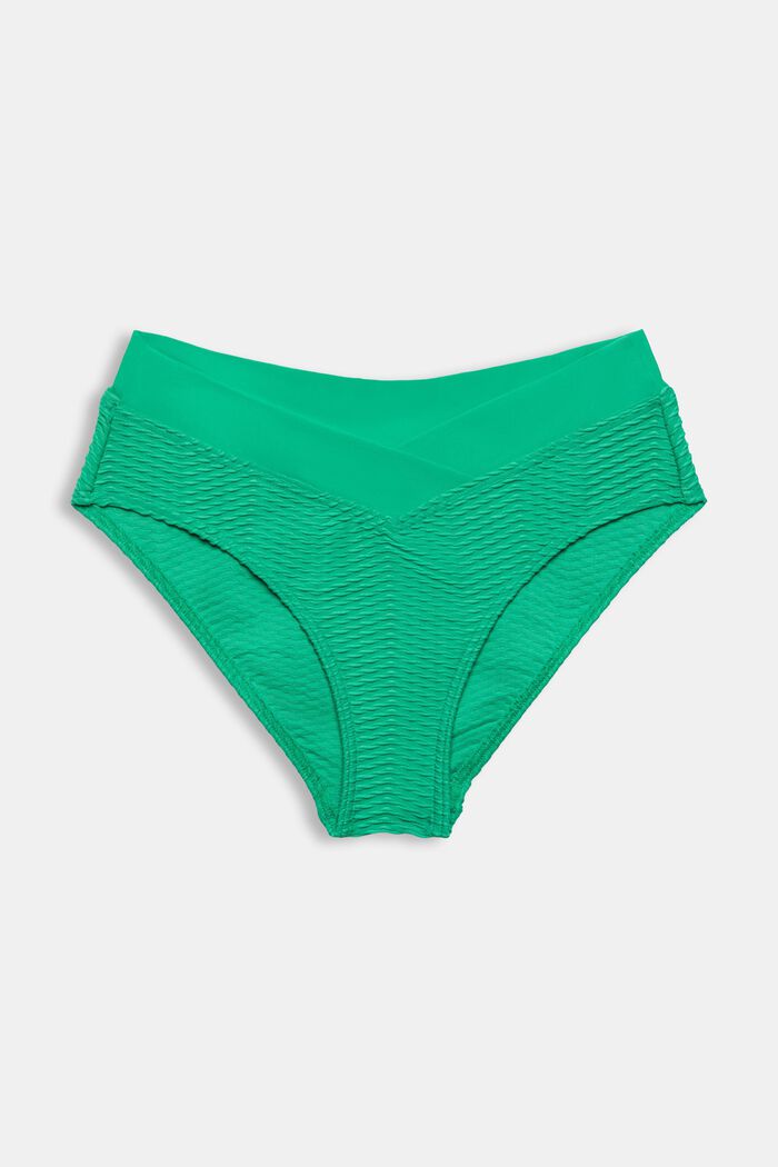 Braguita de bikini de tejido reciclado con textura, GREEN, detail image number 4