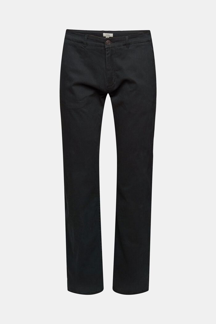 Pantalón chino de algodón, BLACK, detail image number 2