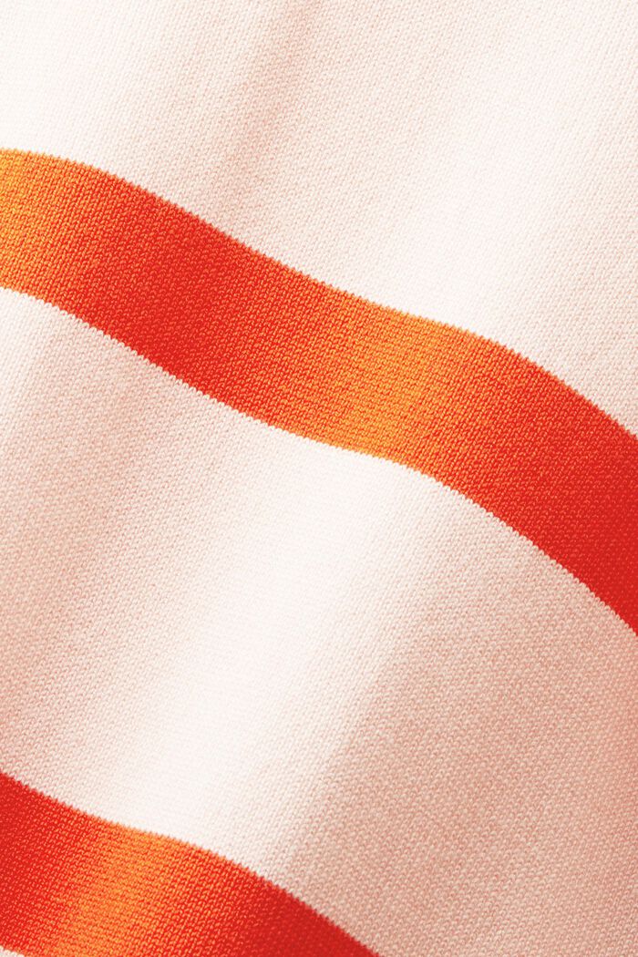 Jersey a rayas con cuello redondo, LIGHT PINK, detail image number 5
