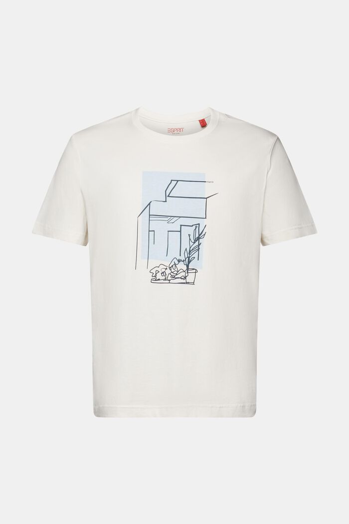Camiseta con estampado frontal, 100% algodón, ICE, detail image number 6