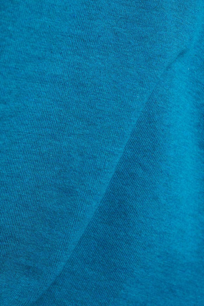 Jersey con bolsillo en el pecho, TEAL BLUE, detail image number 1