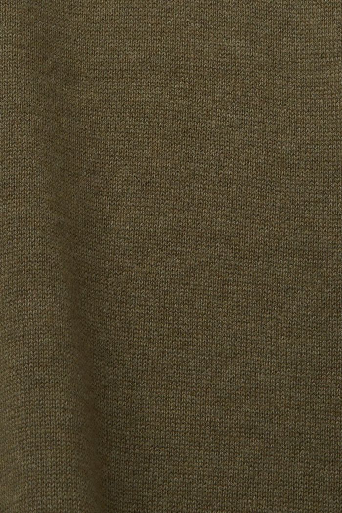 Jersey de cuello barco, KHAKI GREEN, detail image number 4