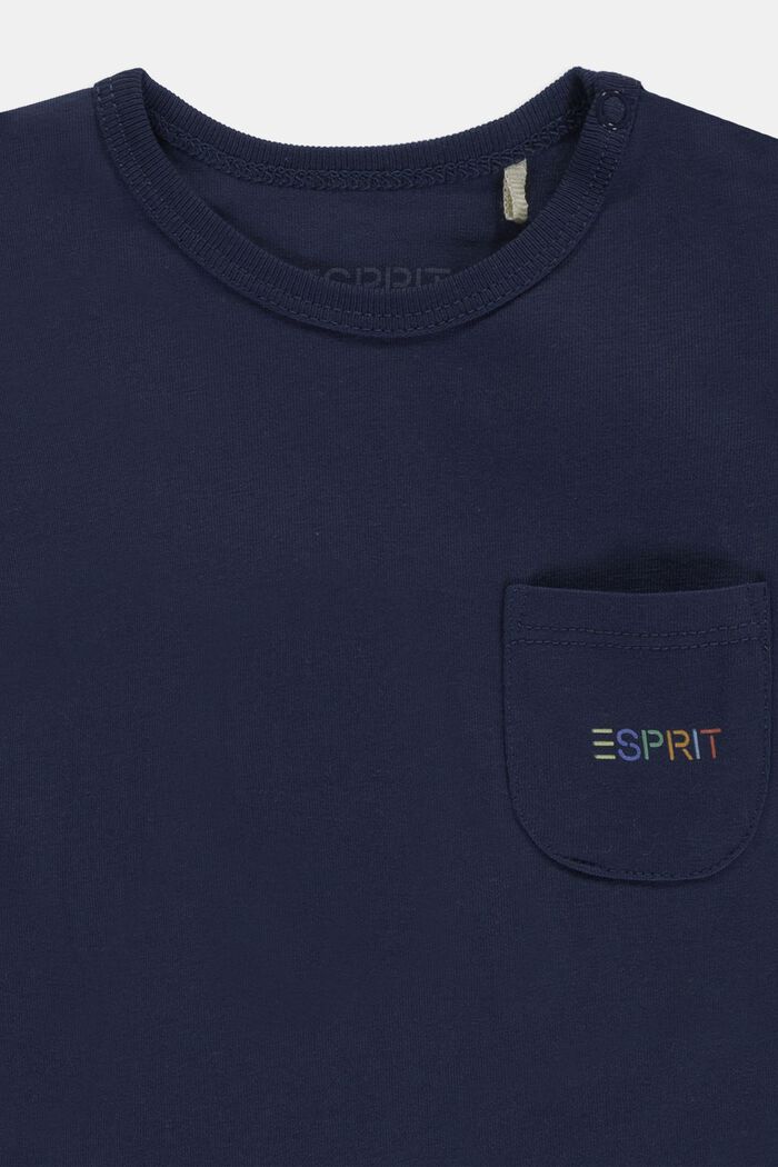 Conjunto: parte superior y pantalón de algodón ecológico, DARK BLUE, detail image number 2