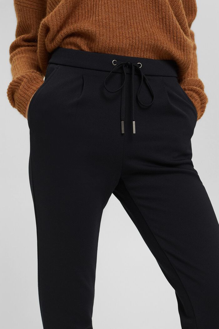 Reciclado: pantalón elástico con cintura elástica, BLACK, detail image number 2