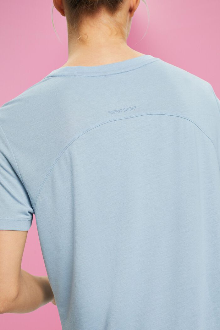 Camiseta deportiva, LENZING™ ECOVERO™, PASTEL BLUE, detail image number 2