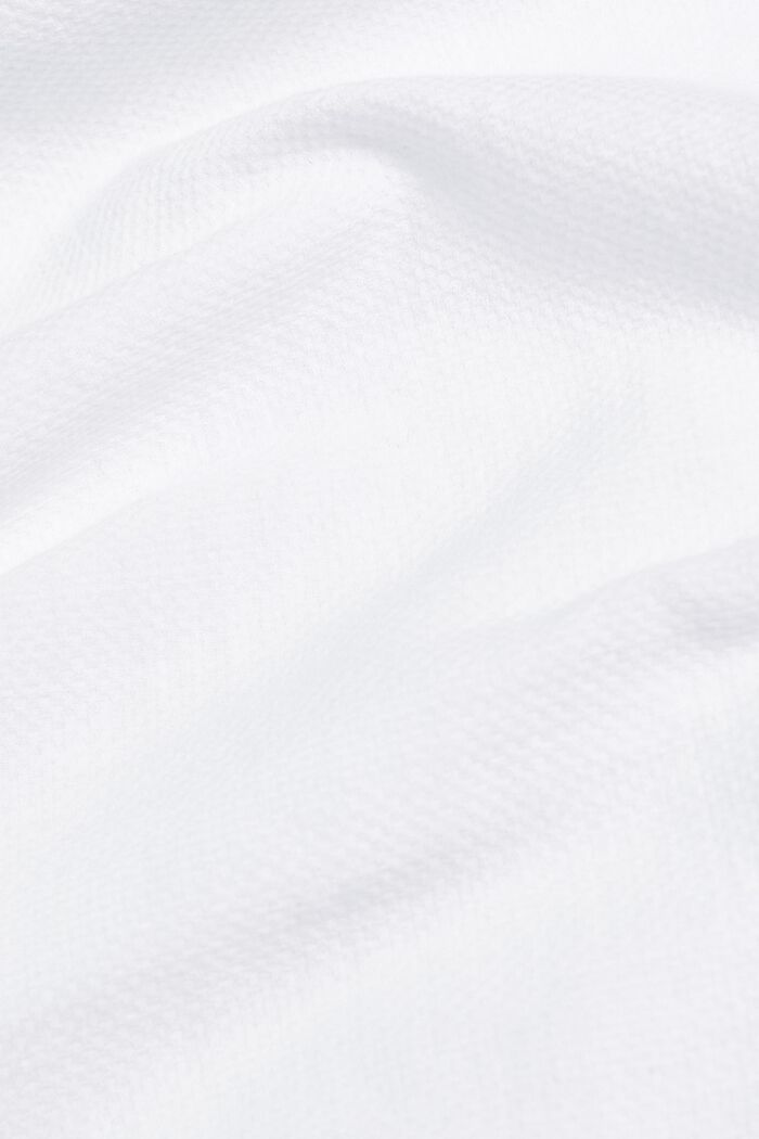 Camisa tejido dobby, WHITE, detail image number 6
