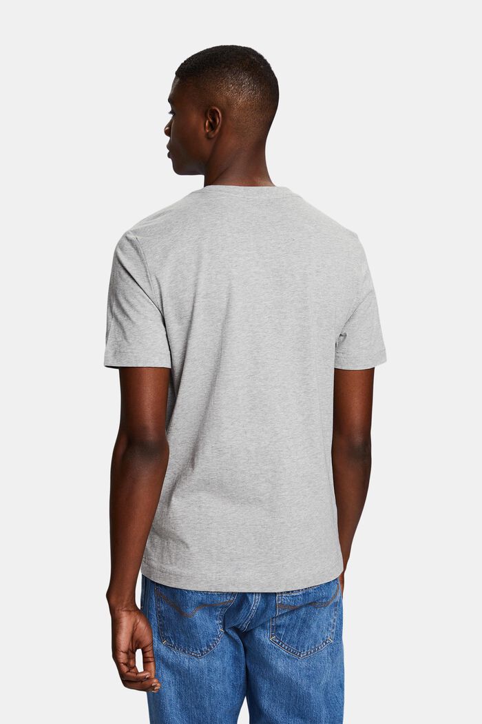 Camiseta en jersey de algodón con logotipo, LIGHT GREY, detail image number 2
