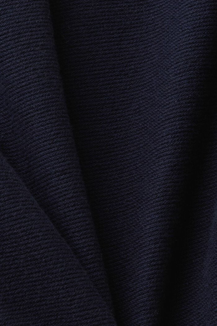 Jersey jacquard de algodón, NAVY, detail image number 5