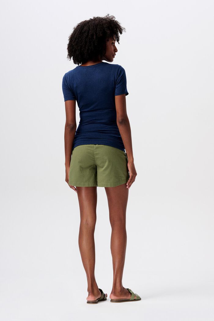 MATERNITY Shorts por debajo del vientre, OLIVE GREEN, detail image number 2