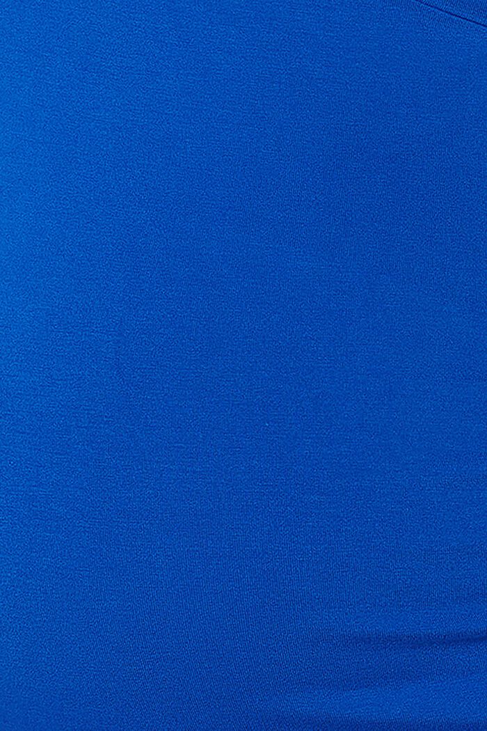 Camiseta MATERNITY con cuello en pico, ELECTRIC BLUE, detail image number 4