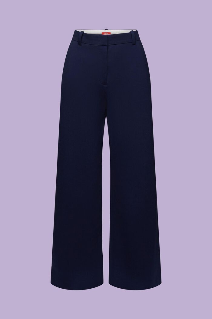 Pantalón de punto en algodón ecológico, BLUE RINSE, detail image number 6