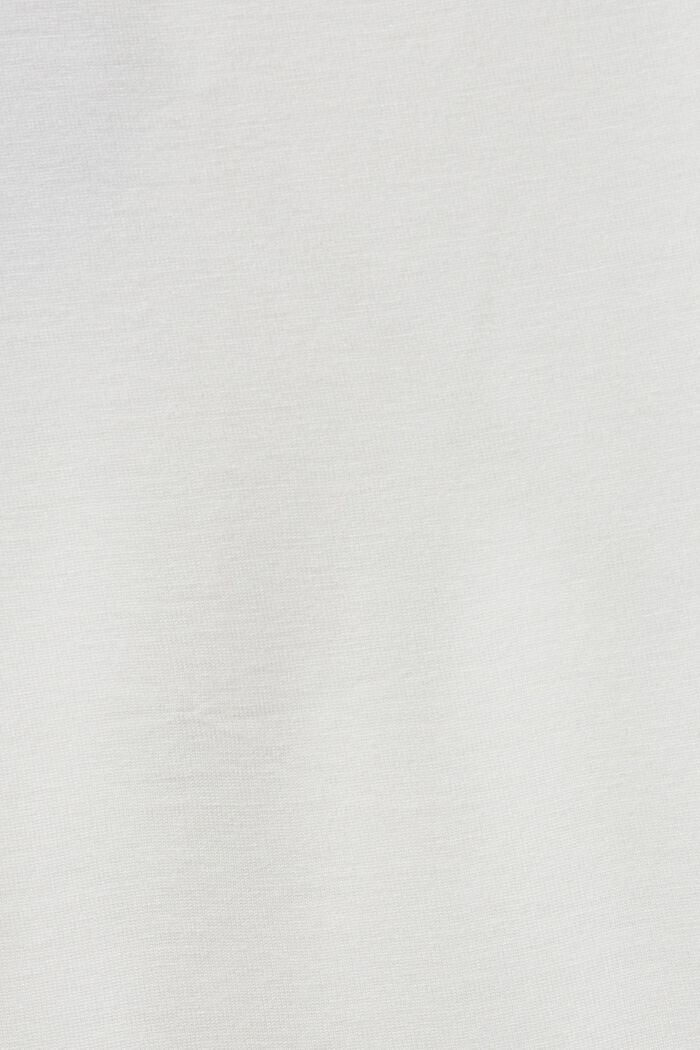 Camiseta con estampado metalizado, LENZING™ ECOVERO™, NEW OFF WHITE, detail image number 5