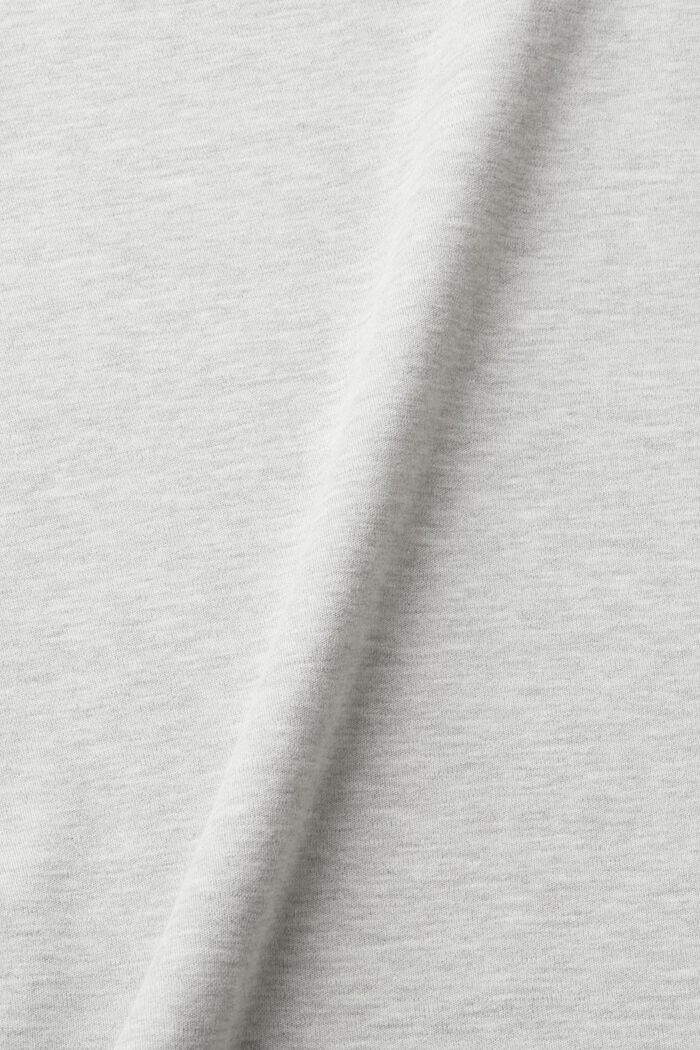 Camiseta de manga larga, mezcla de algodón, LIGHT GREY, detail image number 4
