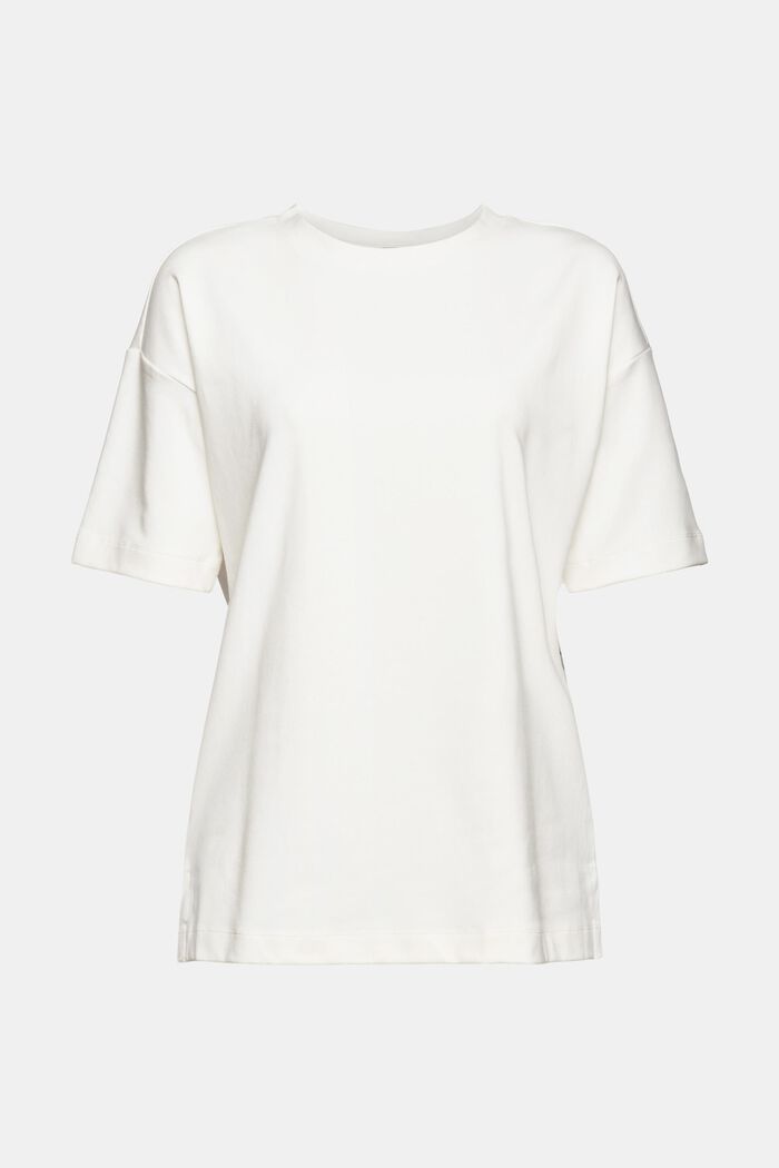 Camiseta oversize de algodón, OFF WHITE, overview