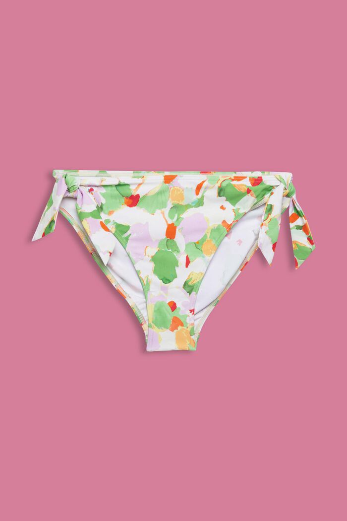Braguita de bikini con lazadas, GREEN, detail image number 4
