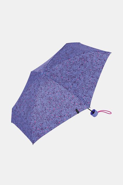 Paraguas de bolsillo con estampado floral, ONE COLOR, overview